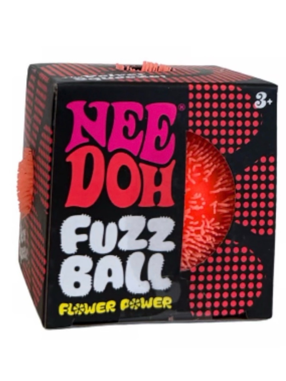 NEEDOH Fuzz Ball Flower Power - Bright Orange